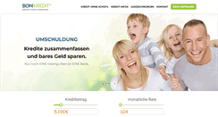 Desktop Screenshot of 20389.bon-kredit.de