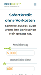 Mobile Screenshot of 13728.bon-kredit.de