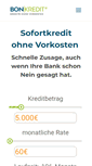 Mobile Screenshot of 10762.bon-kredit.de